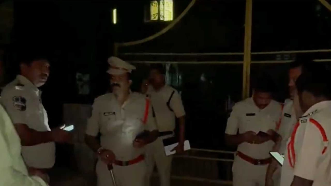 Visuals from the college site in Nadargul (Photo/ANI) Visuals from the college site in Nadargul (Photo/ANI)