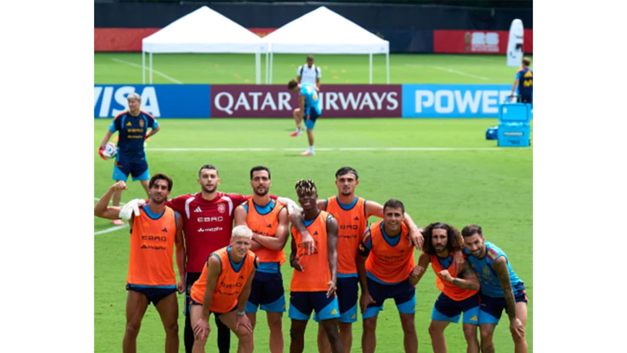 Spanish football team. (Photo: @sefutbol Instagram) Spanish football team. (Photo: @sefutbol Instagram)