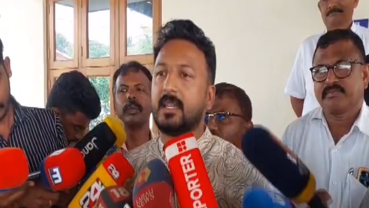 Suspended Congress MLA Rahul Mamkootathil (File Photo/ANI)