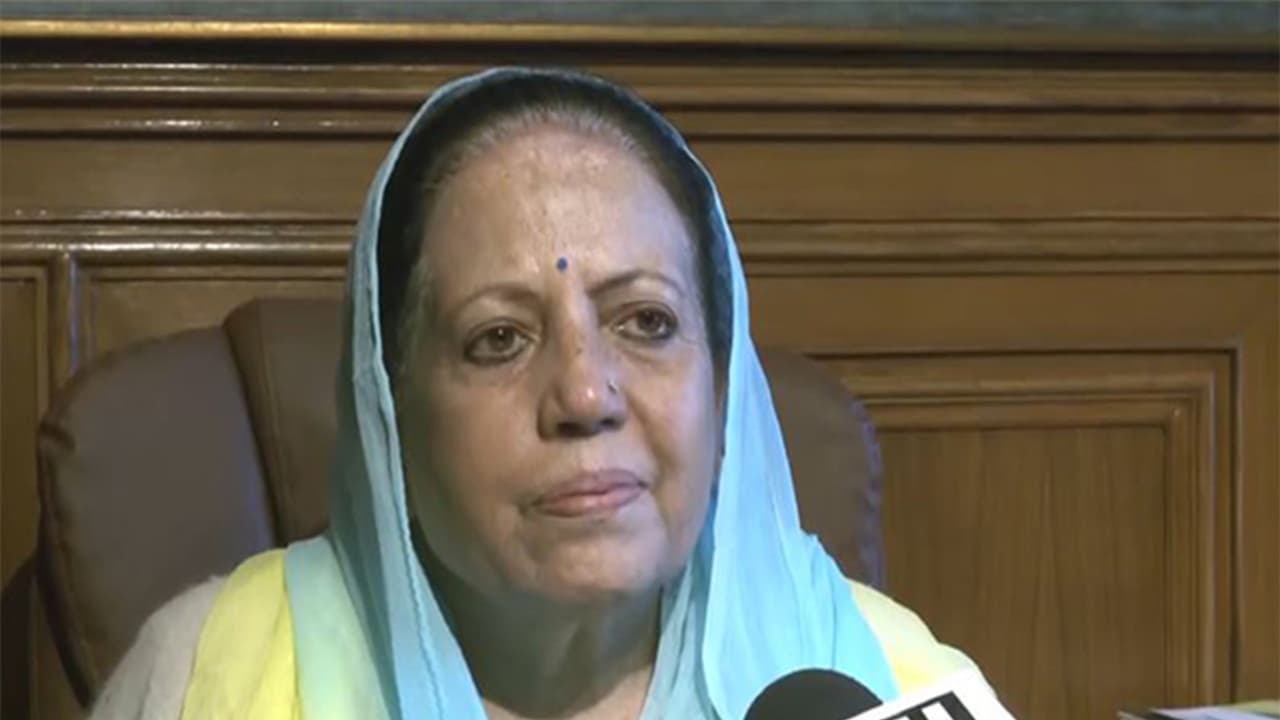 Former Himchal Pradesh Congress Committe president Pratibha Singh (Photo/ANI) Former Himchal Pradesh Congress Committe president Pratibha Singh (Photo/ANI)