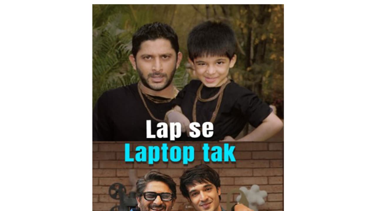 Arshad Warsi with Vir Hirani (Image source: Arshad's Instagram) Arshad Warsi with Vir Hirani (Image source: Arshad's Instagram)