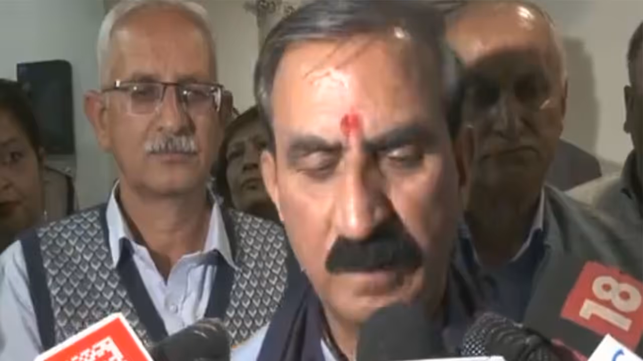Himachal Pradesh Chief Minister Sukhvinder Singh Sukhu (Photo/ANI) Himachal Pradesh Chief Minister Sukhvinder Singh Sukhu (Photo/ANI)