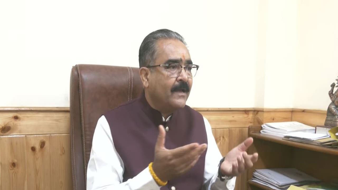 Senior BJP leader and former Himachal Pradesh Industries Minister Bikram Singh Thakur (Photo/ANI) Senior BJP leader and former Himachal Pradesh Industries Minister Bikram Singh Thakur (Photo/ANI)