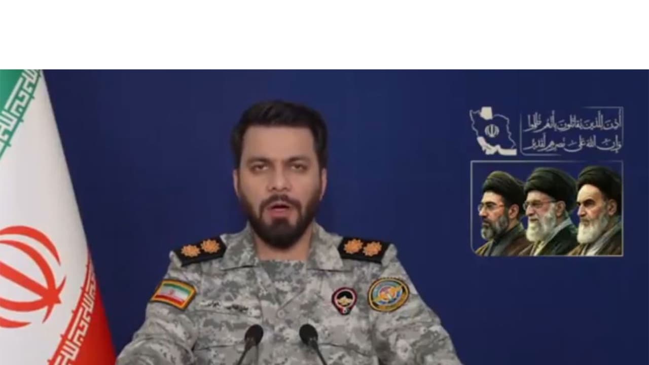 Spokesperson for the Central Khatam al Anbiya Headquarters (Photo/Iran State Media) Spokesperson for the Central Khatam al Anbiya Headquarters (Photo/Iran State Media)