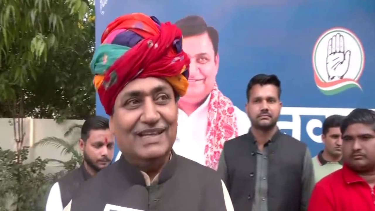 Rajasthan Congress President Govind Singh Dotasra (Photo/ANI) Rajasthan Congress President Govind Singh Dotasra (Photo/ANI)