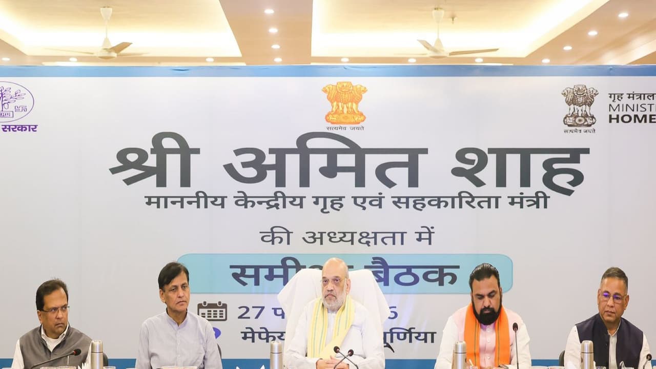 Union Minister Amit Shah (Photo/MHA) Union Minister Amit Shah (Photo/MHA)