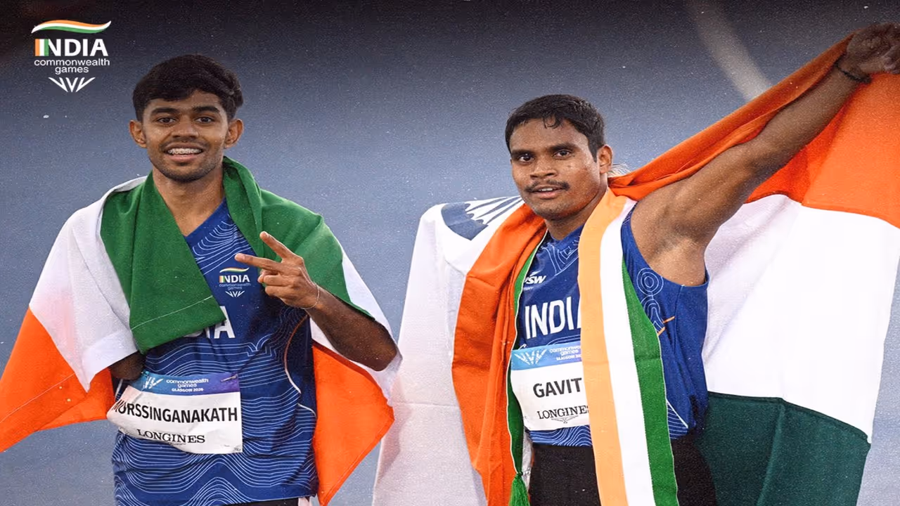 Indian athletes Mohammed Basil Morssinganakth (L) and Dilip Mahadu Gavit. (Photo: X/ @WeAreTeamIndia) Indian athletes Mohammed Basil Morssinganakth (L) and Dilip Mahadu Gavit. (Photo: X/ @WeAreTeamIndia)