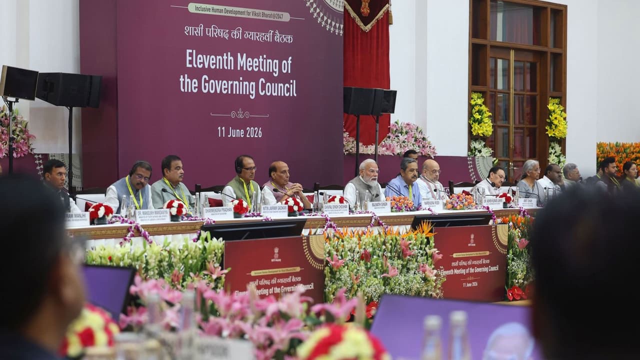 PM Narendra Modi chairing the 11th meeting of the Governing Council of NITI Aayog (Photo/@narendramodi) PM Narendra Modi chairing the 11th meeting of the Governing Council of NITI Aayog (Photo/@narendramodi)