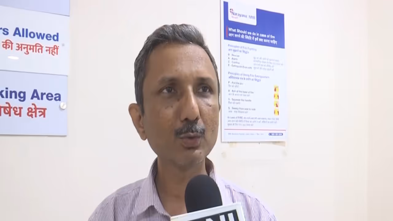 Son of renowned writer Vinod Kumar Shukla, Shashwat Shukla (Photo/ANI)