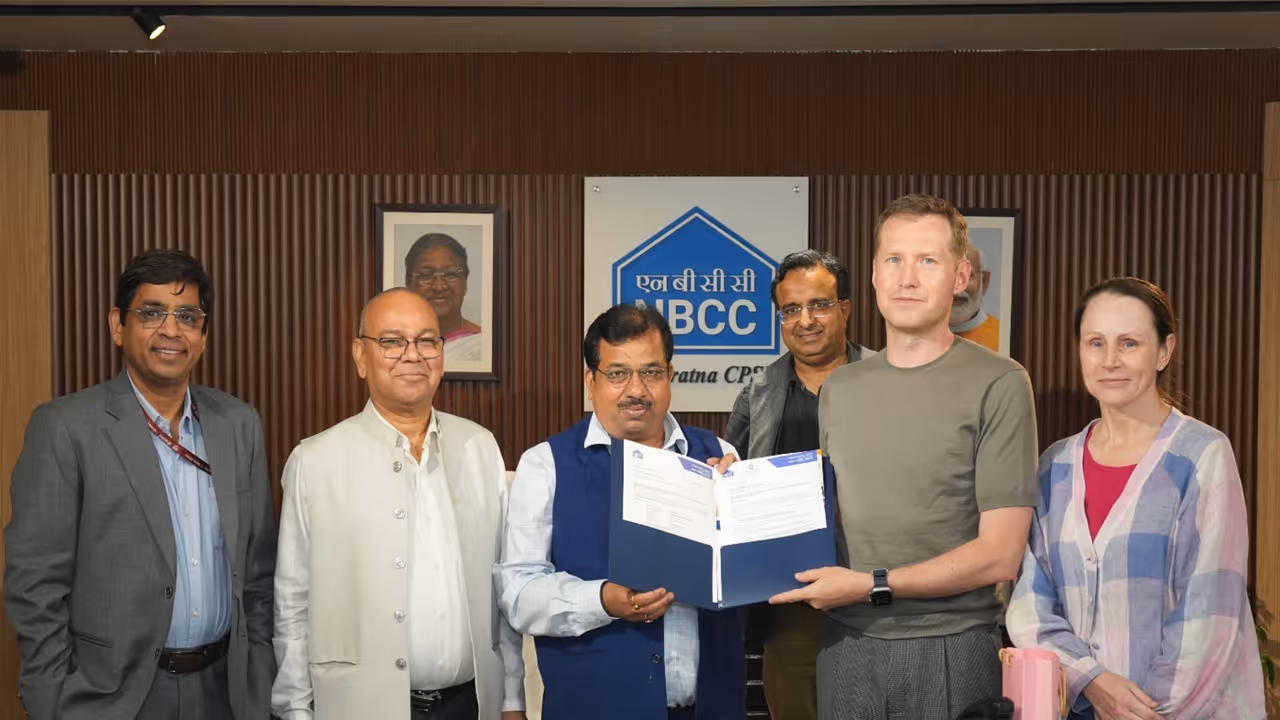 NBCC hands over two towers to Russia's SBER India at Bharat Business Park. (Photo NBCC) NBCC hands over two towers to Russia's SBER India at Bharat Business Park. (Photo NBCC)