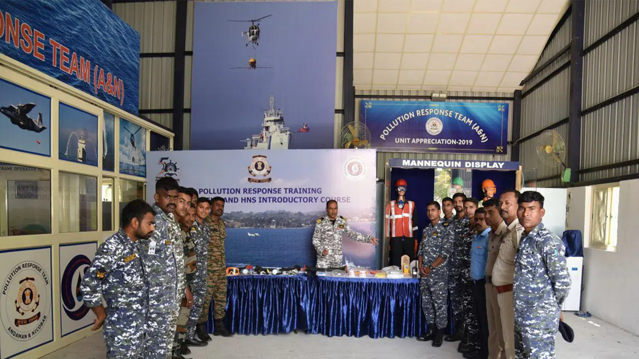 India Coast Guard conducts OPRC Level I (Photo/ X @IndiaCoastGuard) India Coast Guard conducts OPRC Level I (Photo/ X @IndiaCoastGuard)
