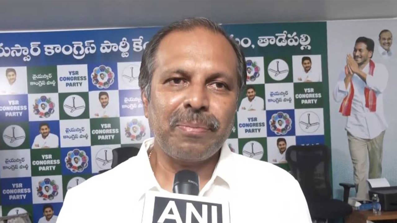YSRCP State General Secretary Srikanth Reddy (Photo/ANI) YSRCP State General Secretary Srikanth Reddy (Photo/ANI)