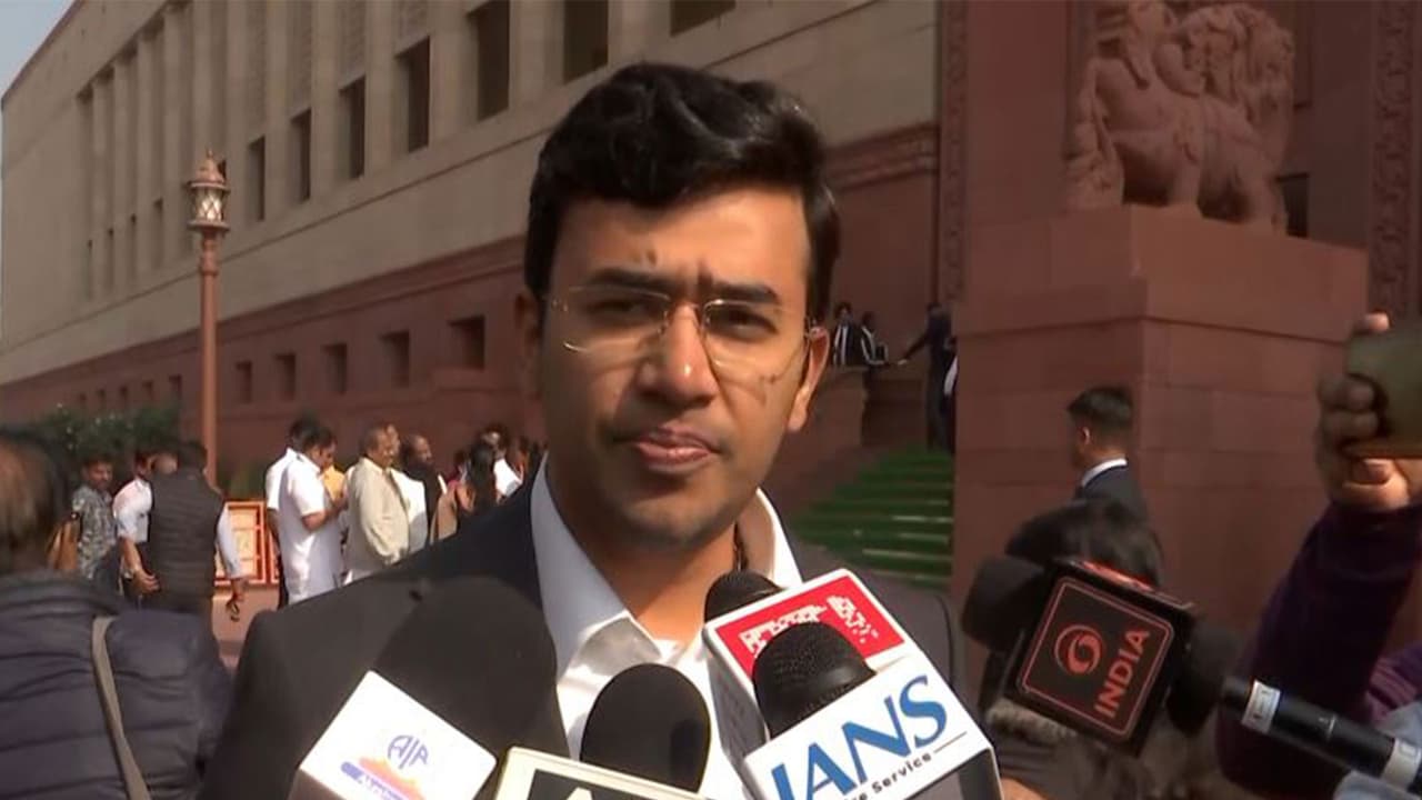 BJP MP Tejasvi Surya (Photo/ANI) BJP MP Tejasvi Surya (Photo/ANI)