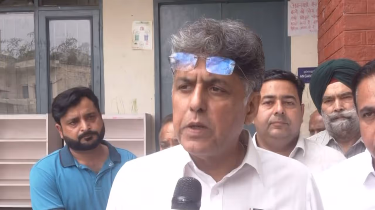 Congress MP Manish Tewari (Photo/ANI) Congress MP Manish Tewari (Photo/ANI)