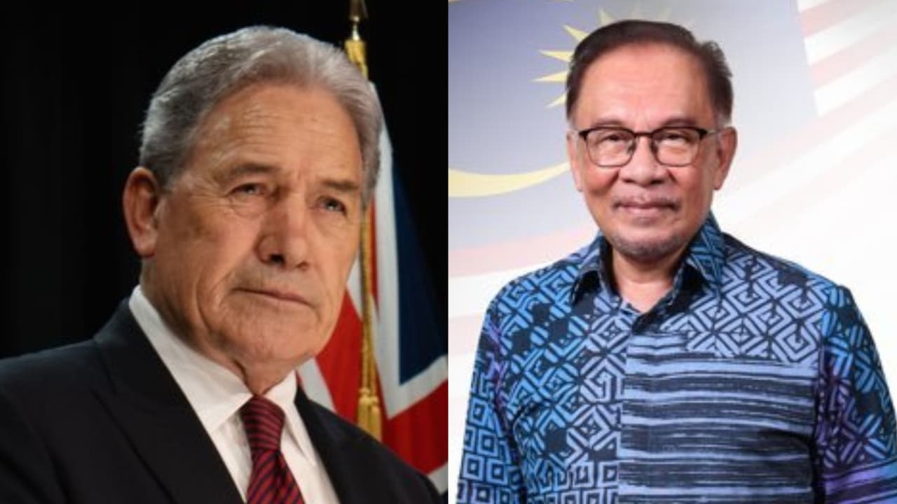 New Zealand FM Winston Peters, Malaysia PM Anwar Ibrahim (Photo: X@anwaribrahim) New Zealand FM Winston Peters, Malaysia PM Anwar Ibrahim (Photo: X@anwaribrahim)