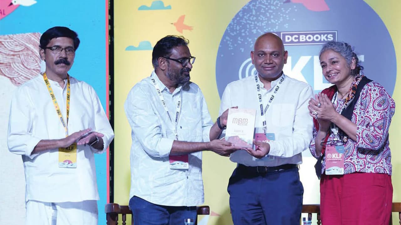 Poet diplomat Abhay K at Kerala Lit fest (Photo/ANI) Poet diplomat Abhay K at Kerala Lit fest (Photo/ANI)