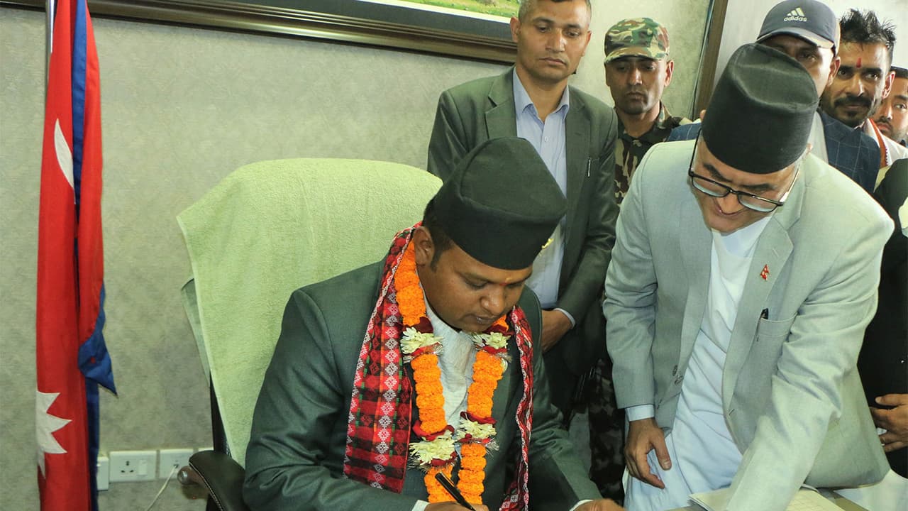 Deepak Kumar Sah, Minister for Labour, Employment and Social Security, Nepal. (Photo: X/@MoLESS_Nepal) Deepak Kumar Sah, Minister for Labour, Employment and Social Security, Nepal. (Photo: X/@MoLESS_Nepal)