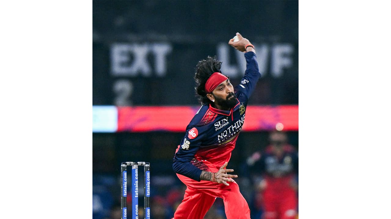 Krunal Pandya during an IPL 2026 match (Photo: ANI) Krunal Pandya during an IPL 2026 match (Photo: ANI)
