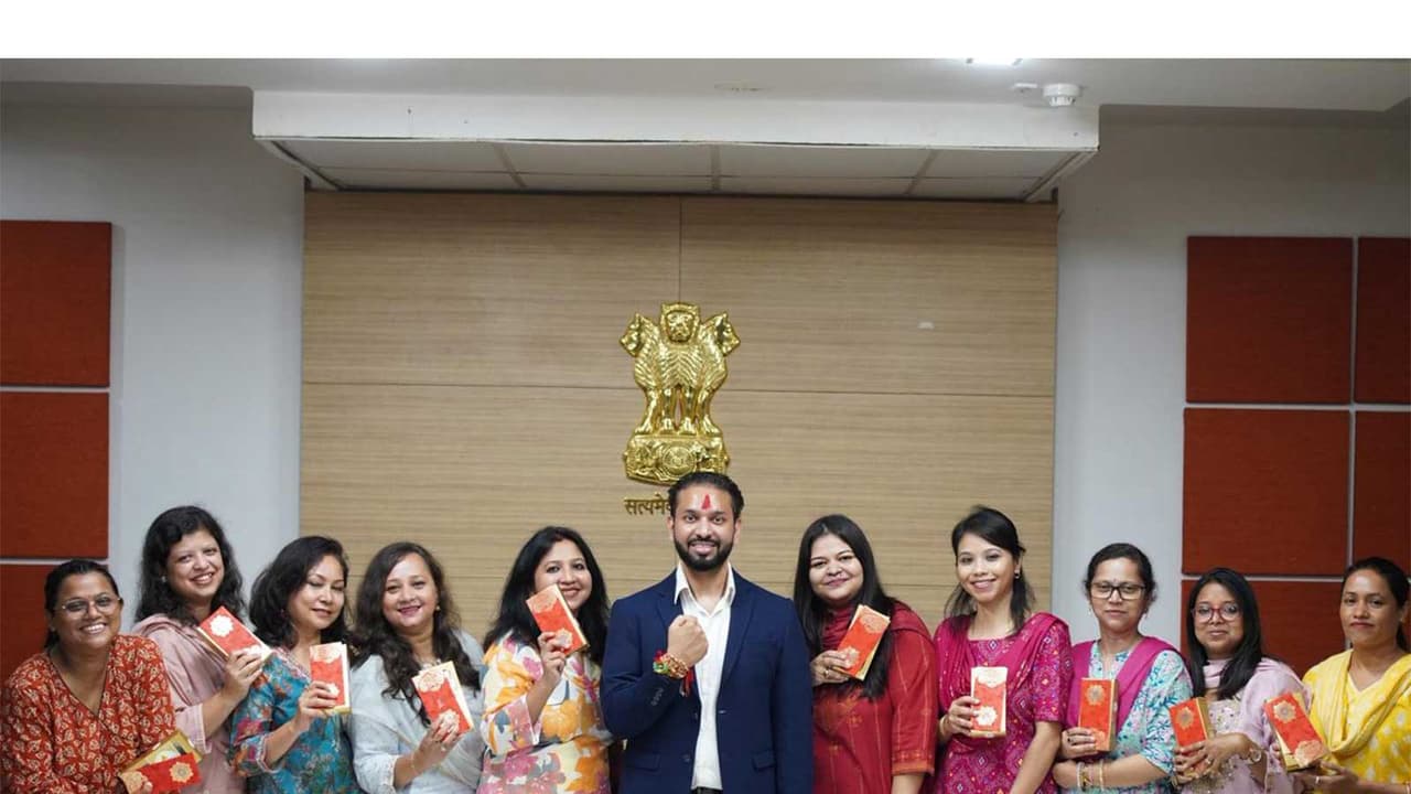 Assam Government celebrates Raksha Bandhan (Photo/ANI) Assam Government celebrates Raksha Bandhan (Photo/ANI)