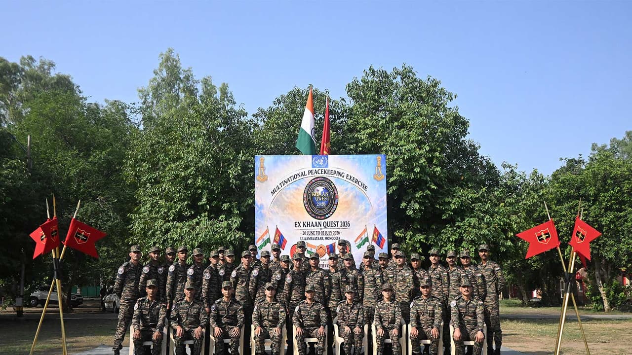 Indian Army set for Khaan Quest exercise in Mongolia (Photo/PIB) Indian Army set for Khaan Quest exercise in Mongolia (Photo/PIB)