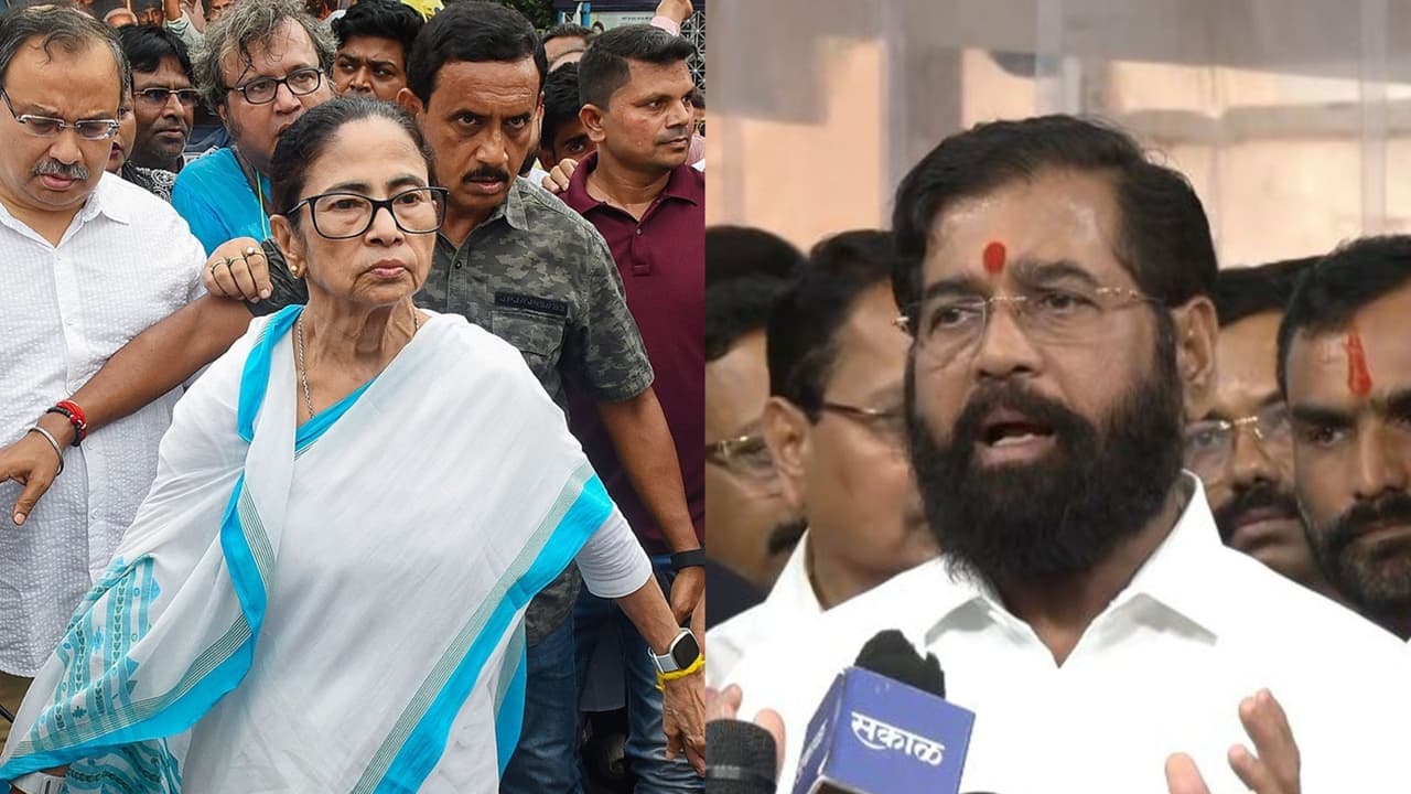 TMC chief Mamata Banerjee and Maharashtra Deputy CM Eknath Shinde (Photo/ANI) TMC chief Mamata Banerjee and Maharashtra Deputy CM Eknath Shinde (Photo/ANI)