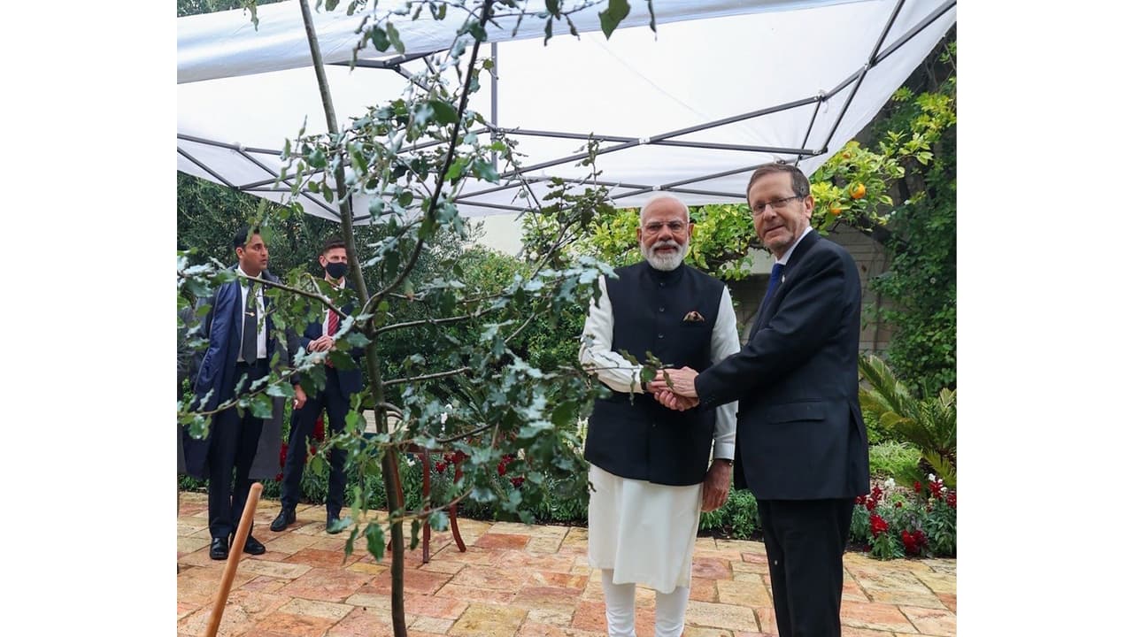 Prime Minister Narendra Modi and Israeli President Issac Herzog (Photo: X@narendramodi) Prime Minister Narendra Modi and Israeli President Issac Herzog (Photo: X@narendramodi)