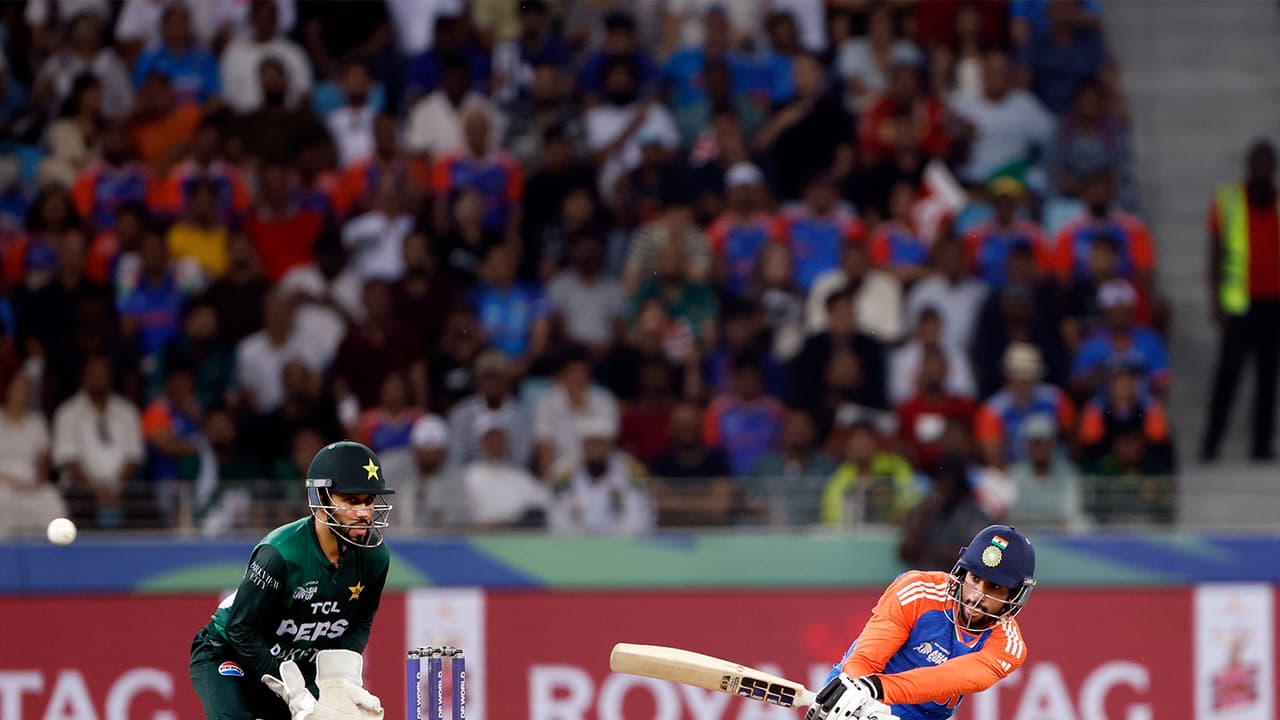 India and Pakistan cricketers in action (Photo: ANI) India and Pakistan cricketers in action (Photo: ANI)