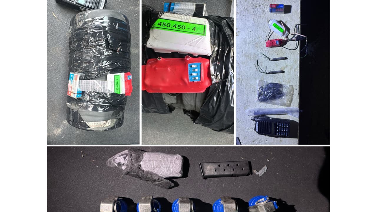 Recoveries during operation (Photo/@DGPPunjabPolice) Recoveries during operation (Photo/@DGPPunjabPolice)