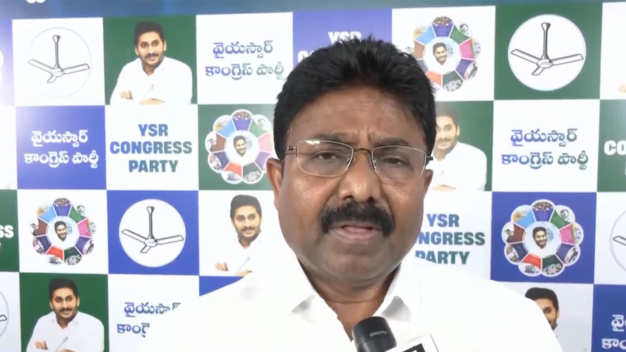 Andhra Pradesh former Education Minister and YSRCP PAC member Adimulapu Suresh (Photo/ANI) Andhra Pradesh former Education Minister and YSRCP PAC member Adimulapu Suresh (Photo/ANI)
