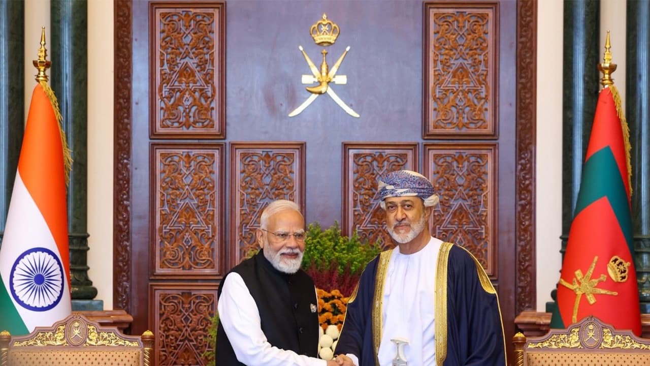 Prime Minister Narendra Modi and Sultan Haitham bin Tarik of Onam (File Photo/X@narendramodi) Prime Minister Narendra Modi and Sultan Haitham bin Tarik of Onam (File Photo/X@narendramodi)