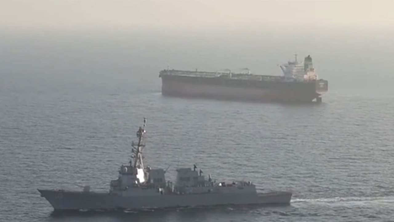 US naval ships operating in Hormuz (Photo/@CENTCOM/X) US naval ships operating in Hormuz (Photo/@CENTCOM/X)