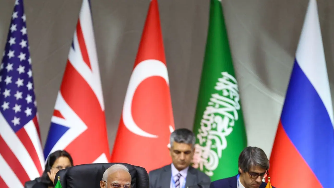 Prime Minister Narendra Modi during address at G20 Summit (Photo: @MEAIndia/X)