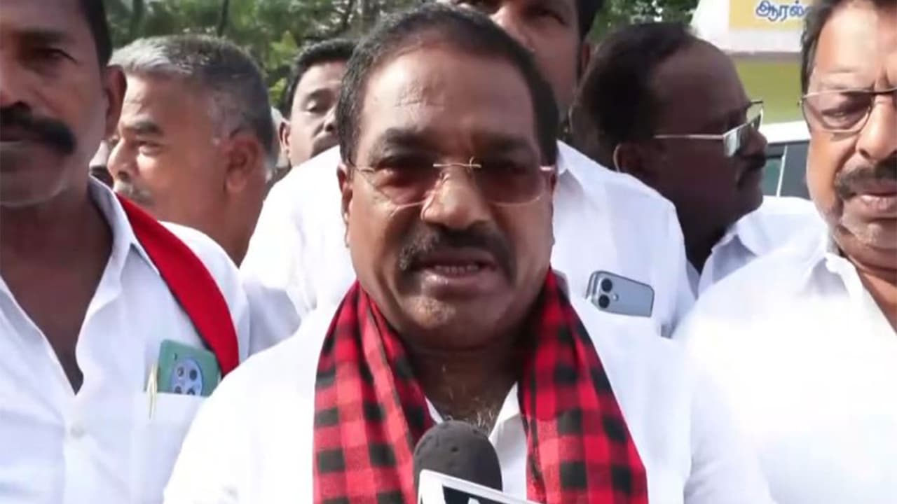 DMK's Kanniyakumar candidate R. Mahesh (Photo/ANI) DMK's Kanniyakumar candidate R. Mahesh (Photo/ANI)