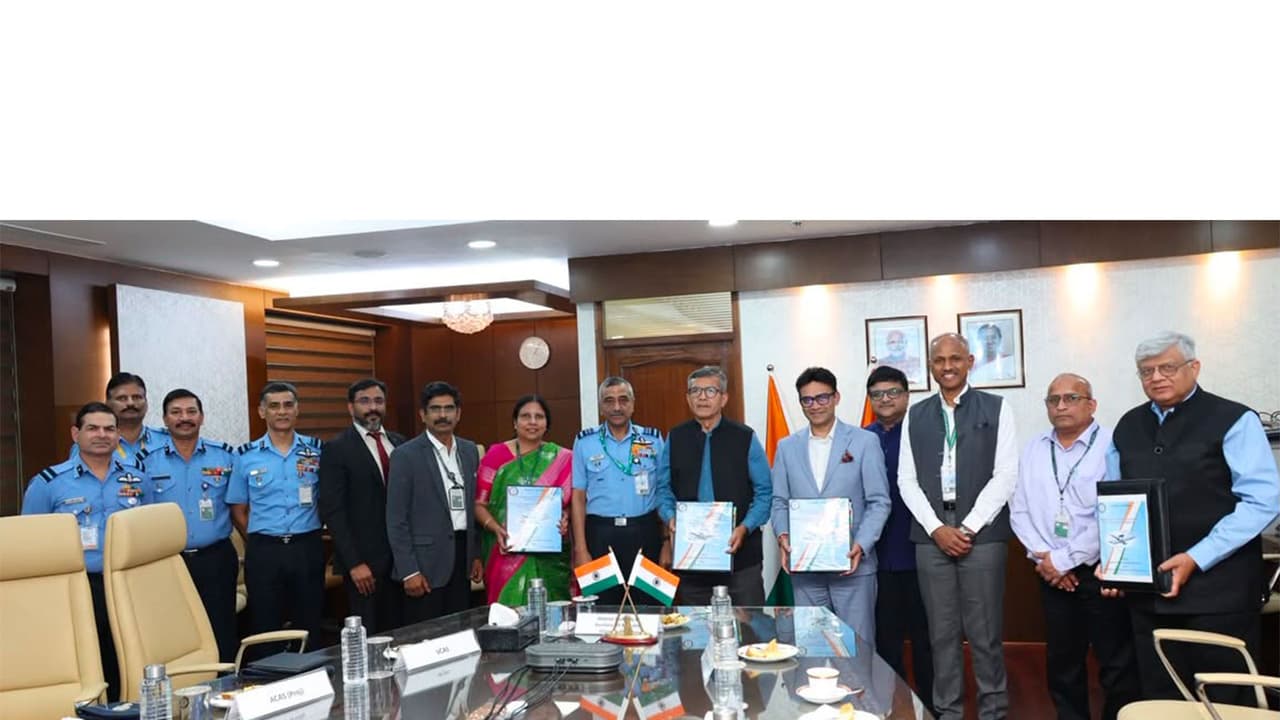 DRDO inks two major contracts with Industry partners as part of AEW&C MK II programme (Photo/PIB) DRDO inks two major contracts with Industry partners as part of AEW&C MK II programme (Photo/PIB)