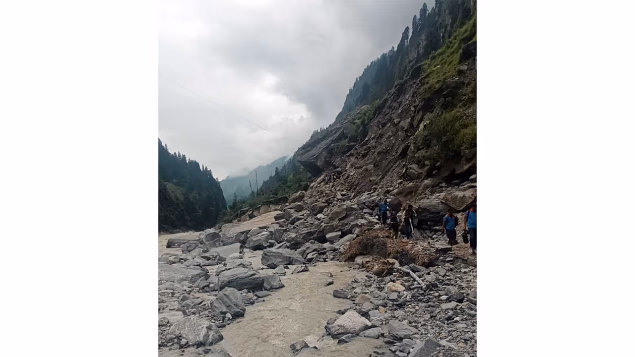 Uttarakhand is experiencing heavy rainfall for past few days (Photo/ANI) Uttarakhand is experiencing heavy rainfall for past few days (Photo/ANI)