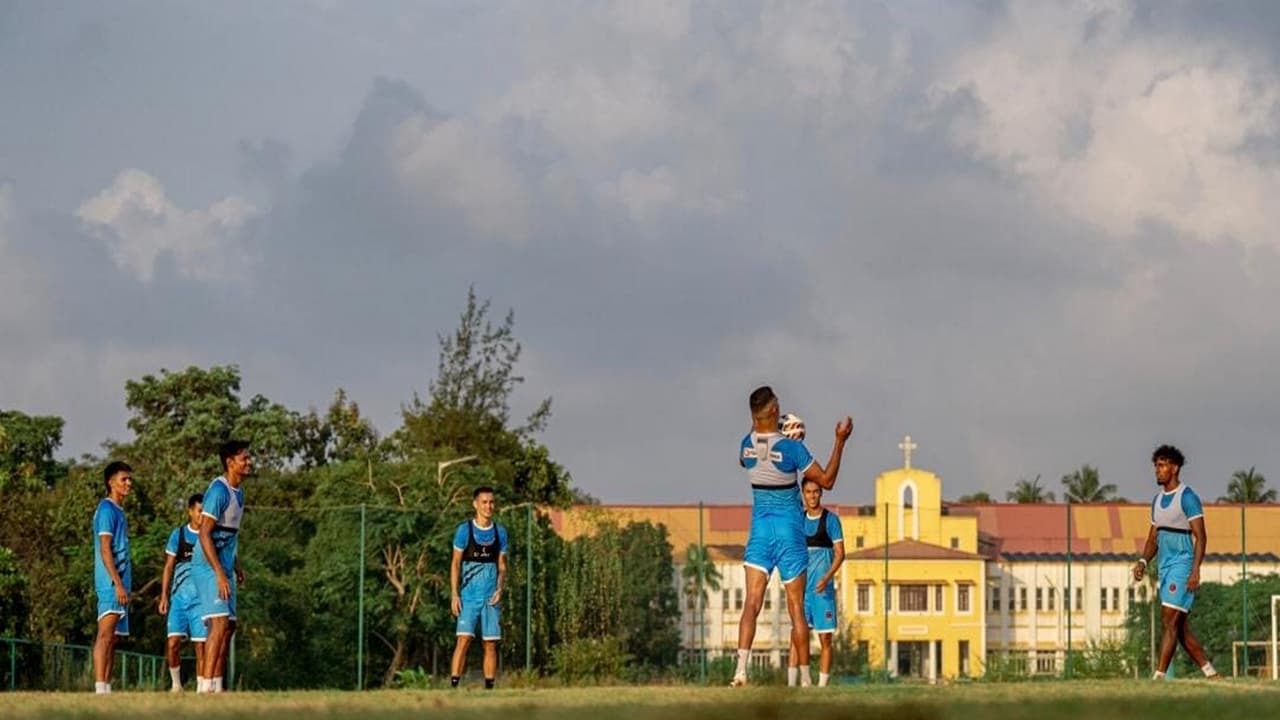 Punjab FC players training. (Photo: AIFF) Punjab FC players training. (Photo: AIFF)