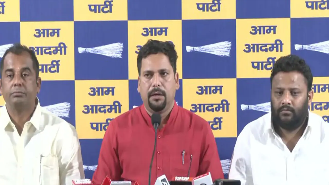 AAP MLAs Sanjeev Jha, Anil Jha and Kuldeep Kumar (Photo/ANI) AAP MLAs Sanjeev Jha, Anil Jha and Kuldeep Kumar (Photo/ANI)