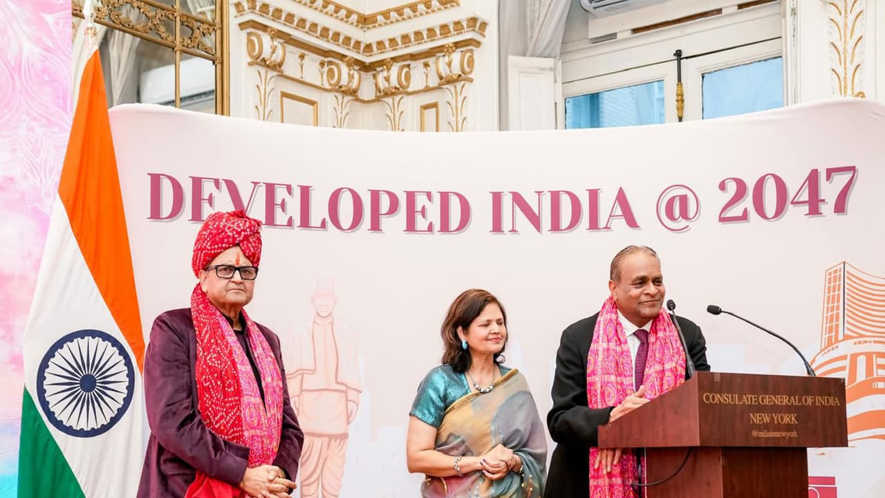 Rajasthani Diaspora pledges $5 million for Indo US Friendship Centre at New York celebration (Photo/ANI) Rajasthani Diaspora pledges $5 million for Indo US Friendship Centre at New York celebration (Photo/ANI)