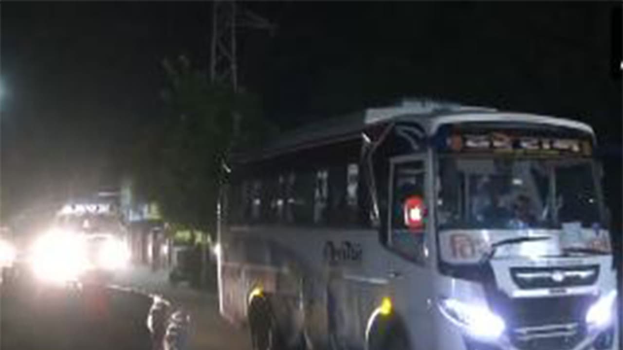 Third batch of pilgrims departs for annual Shri Amarnath Yatra (Photo/ANI) Third batch of pilgrims departs for annual Shri Amarnath Yatra (Photo/ANI)