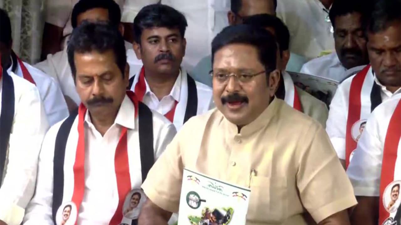 AMMK General Secretary TTV Dinakaran (Photo/ANI) AMMK General Secretary TTV Dinakaran (Photo/ANI)