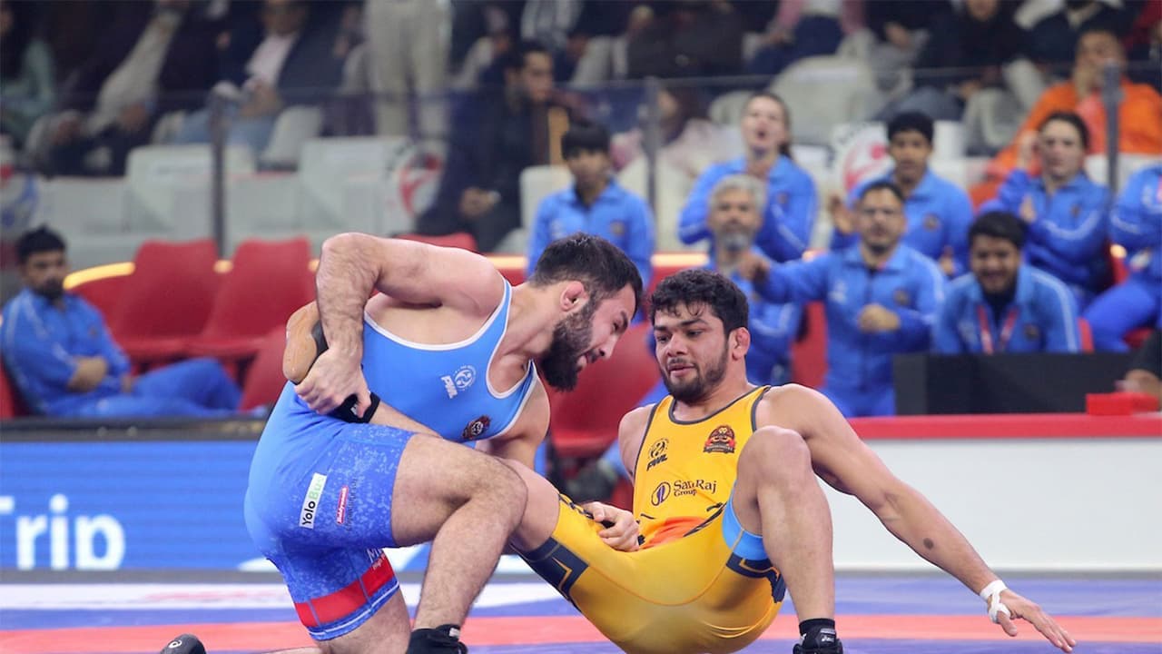 A wrestling bout in the Senior Open Ranking Tournament. (Photo/ PWL) A wrestling bout in the Senior Open Ranking Tournament. (Photo/ PWL)
