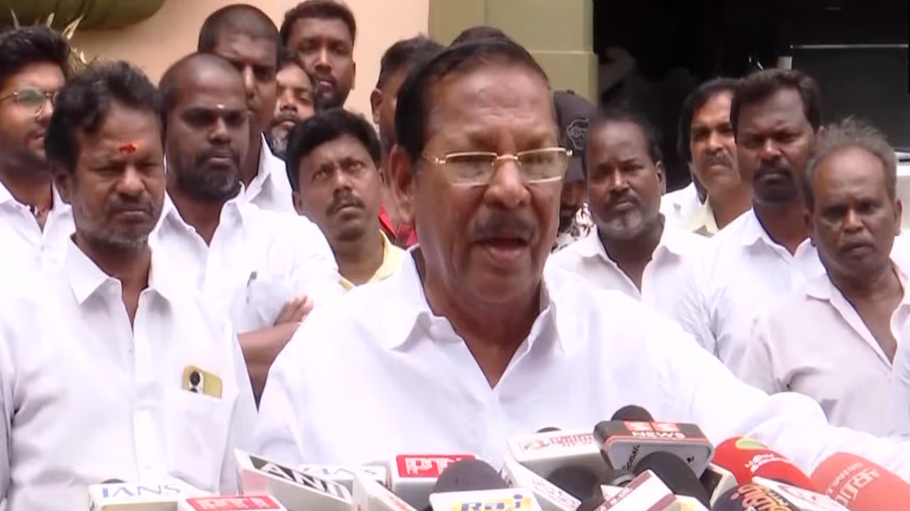 DMK leader RS Bharathi (Photo/ANI) DMK leader RS Bharathi (Photo/ANI)