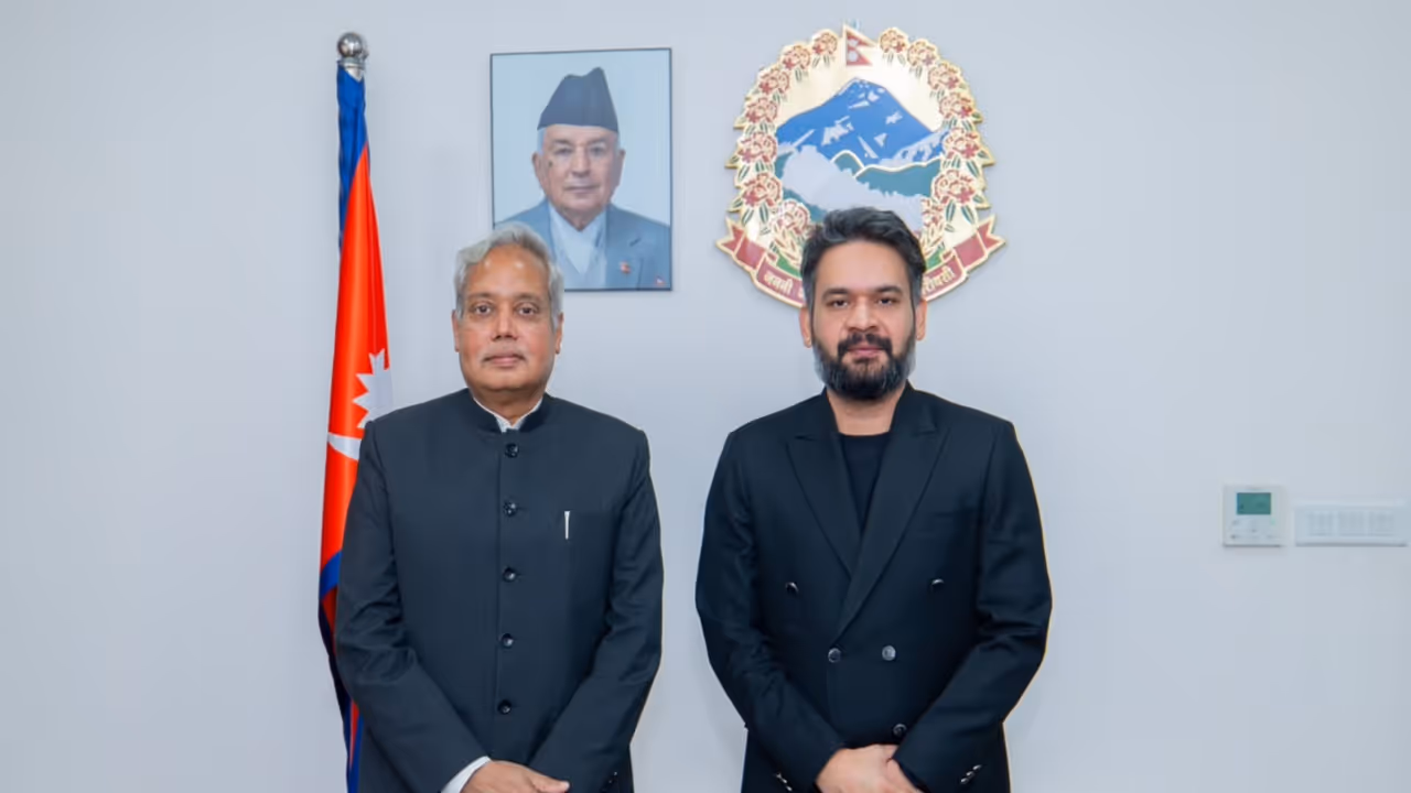 Indian ambassador to Nepal Naveen Srivastava meets Prime Minister Balendra Shah (Photo/Nepal PMO) Indian ambassador to Nepal Naveen Srivastava meets Prime Minister Balendra Shah (Photo/Nepal PMO)
