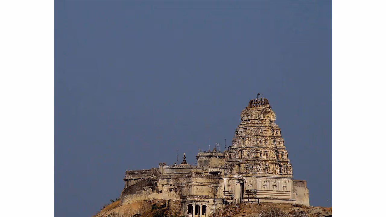 Yoganarasimha Swamy Temple in Melukote (Photo/ANI) Yoganarasimha Swamy Temple in Melukote (Photo/ANI)