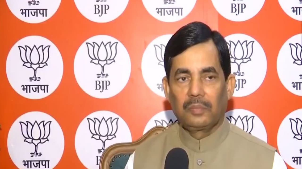 BJP leader Shahnawaz Hussain. (Photo/ANI) BJP leader Shahnawaz Hussain. (Photo/ANI)