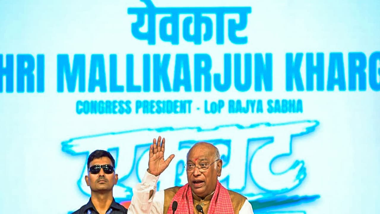 Congress President Mallikarjun Kharge (Photo/ANI) Congress President Mallikarjun Kharge (Photo/ANI)