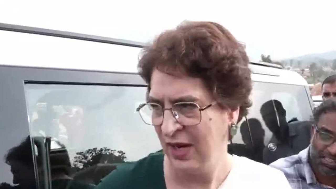 Congress MP Priyanka Gandhi visits township being constructed for Wayanad landslide disaster victims (Photo/ANI) Congress MP Priyanka Gandhi visits township being constructed for Wayanad landslide disaster victims (Photo/ANI)