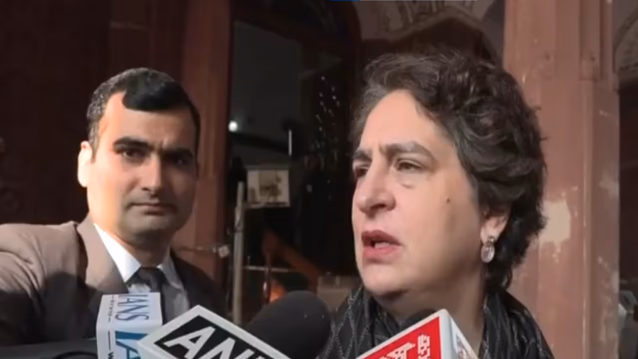 Congress leader Priyanka Gandhi Vadra (Photo/ANI) Congress leader Priyanka Gandhi Vadra (Photo/ANI)
