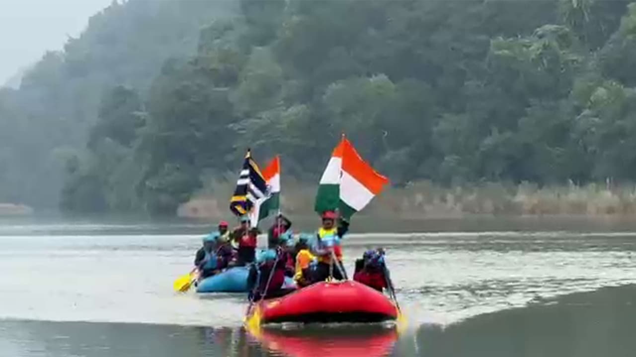 514 Army Service Corps (ASC) Battalion conducts a white water rafting expedition in Uttarakhand (Photo/ANI) 514 Army Service Corps (ASC) Battalion conducts a white water rafting expedition in Uttarakhand (Photo/ANI)