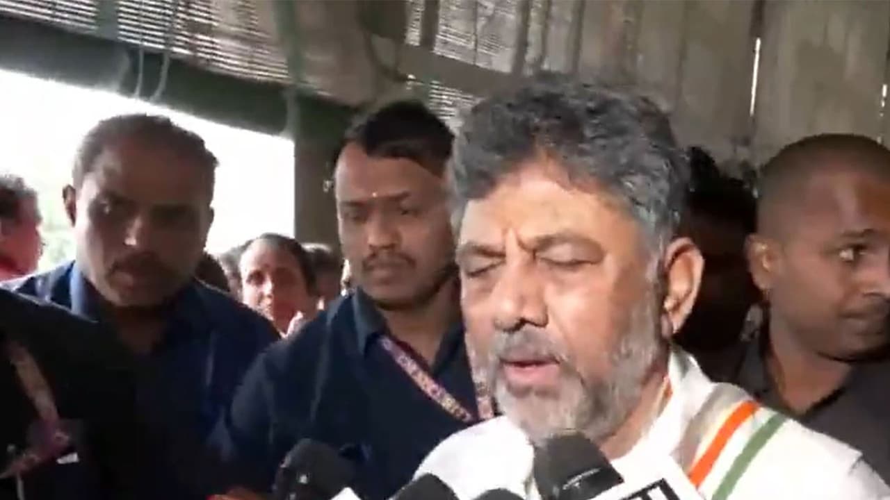 Karnataka CM DK Shivakumar (Photo/ANI) Karnataka CM DK Shivakumar (Photo/ANI)